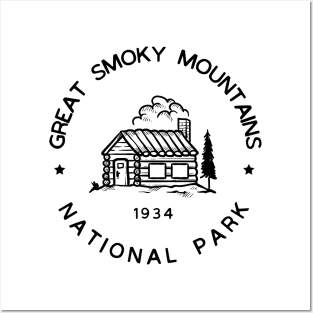 Great Smoky Mountains National Park USA Adventure Posters and Art